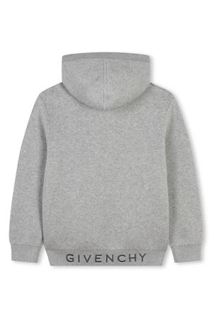 cardigan in cotone grigio GIVENCHY KIDS | H30315A17